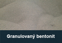granulovaný bentonit pro hydroizolace utěsnění stud